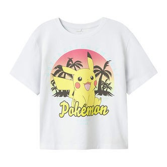 Name It T-Shirt - NkfFami - Pokemon - Bright White