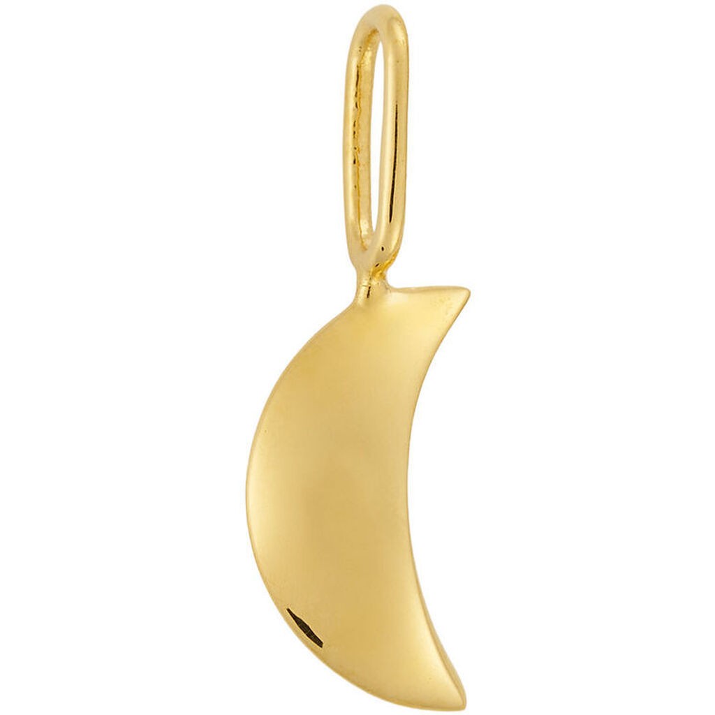 Design Letters Vedhæng - Darling - Måne - 18k Guldbelagt