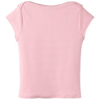 LMTD T-shirt - Rib - NlfEnvo - Crystal Pink