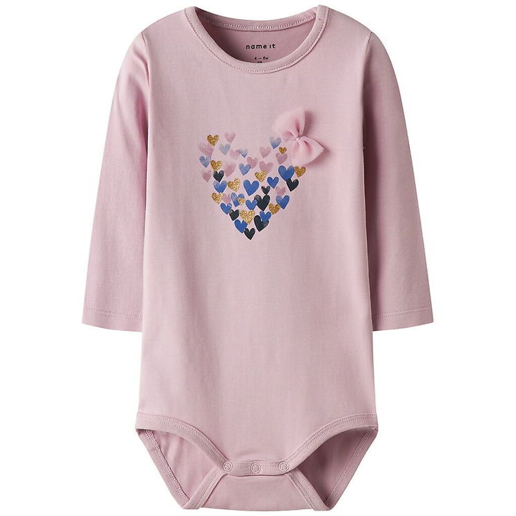 Name It Body l/æ - NbfNiva - Burnished Lilac m. Print