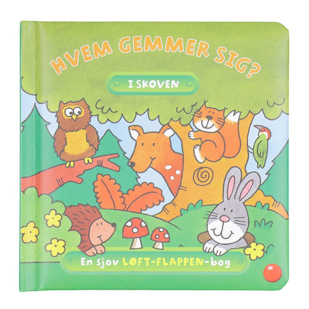 Forlaget Bolden Billedbog m. Flapper - Hvem Gemmer Sig - I Skove