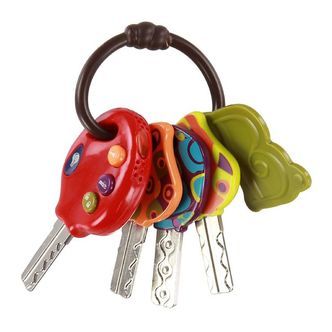 B. toys Legetøjsnøgler - LucKeys - Rød