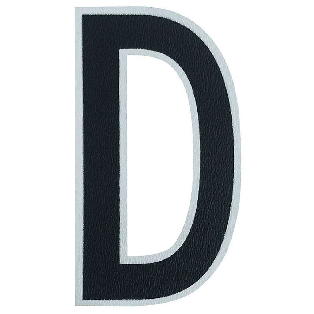 Design Letters Klistermærke - Mobil - D - 5cm - Black