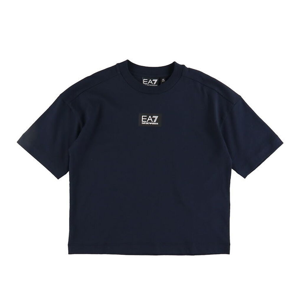 EA7 T-shirt - Armani Blue m. Print