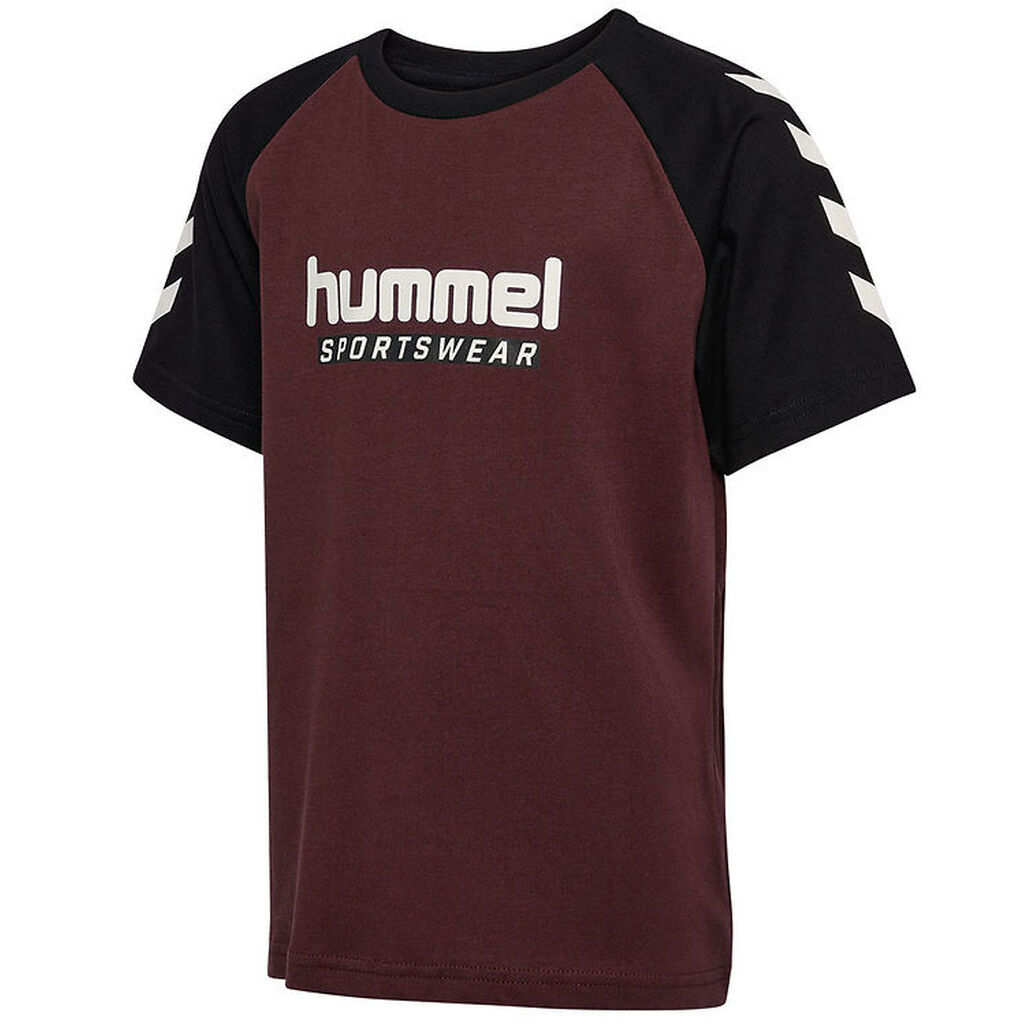 Hummel T-shirt - HmlJr Logo - Vineyard Wine