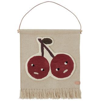 OYOY Vægtæppe - Kirsebær på Toppen - Red