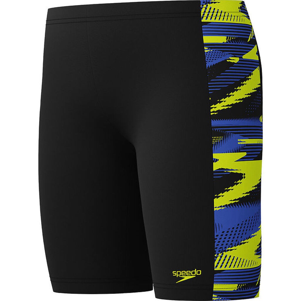 Speedo Badebukser - HyoerBoom Panel Jammer - Sort m. Gul