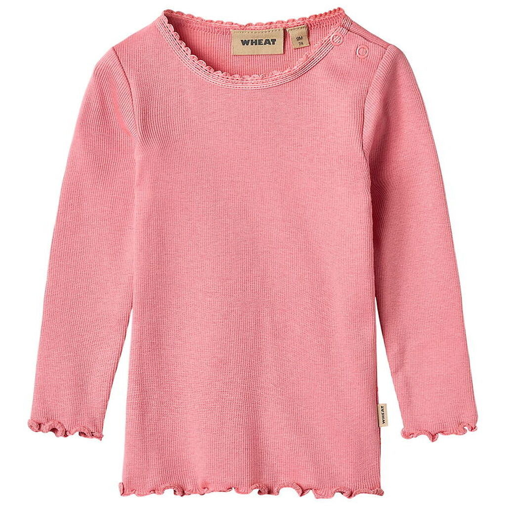 Wheat Bluse - Rib - Reese - Soft Pink