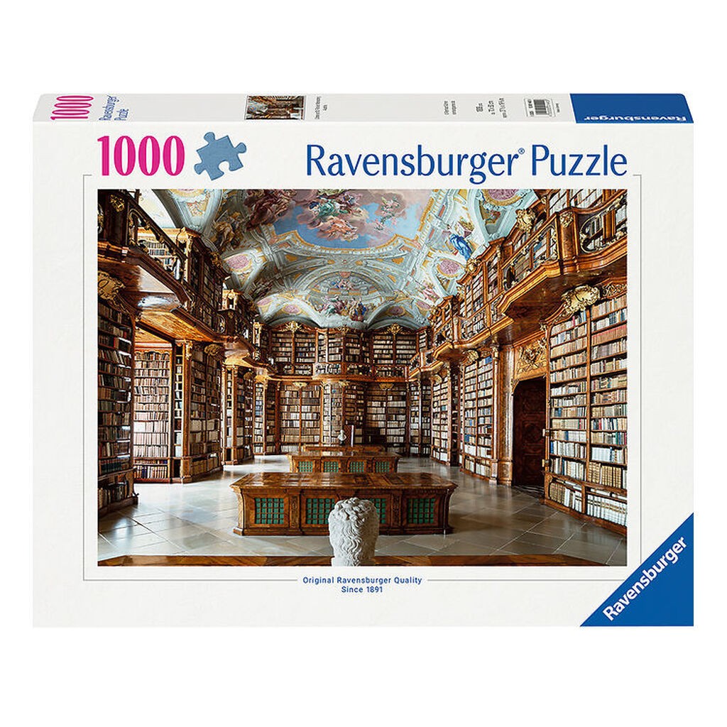 Ravensburger Puslespil - 1000 Brikker - Library at St. Florian M