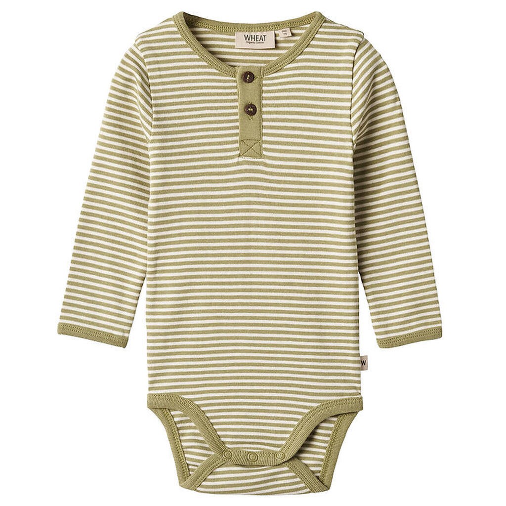 Wheat Body l/æ - Benny - Sage Green Stripe