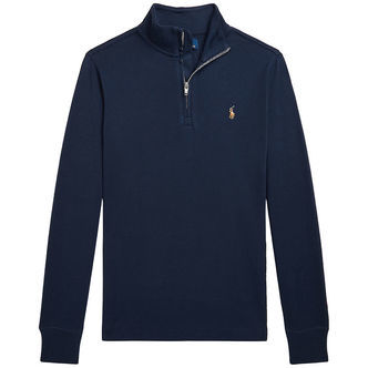 Polo Ralph Lauren Bluse m. Lynlås - Navy