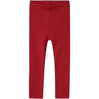 Name It Leggings - Rib - NmnKab - Jester Red
