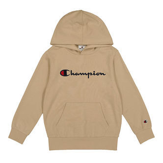 Champion Hættetrøje - Khaki m. Logo