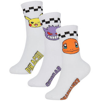 Name It Strømper - 3-pak - Pokémon - NkmJanaka - Bright White/3P