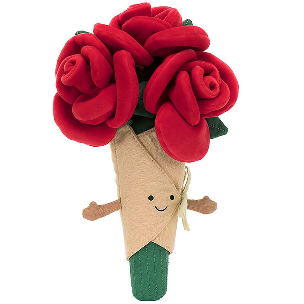 Jellycat Bamse - 30x17 cm - Amuseables Rose Bouquet