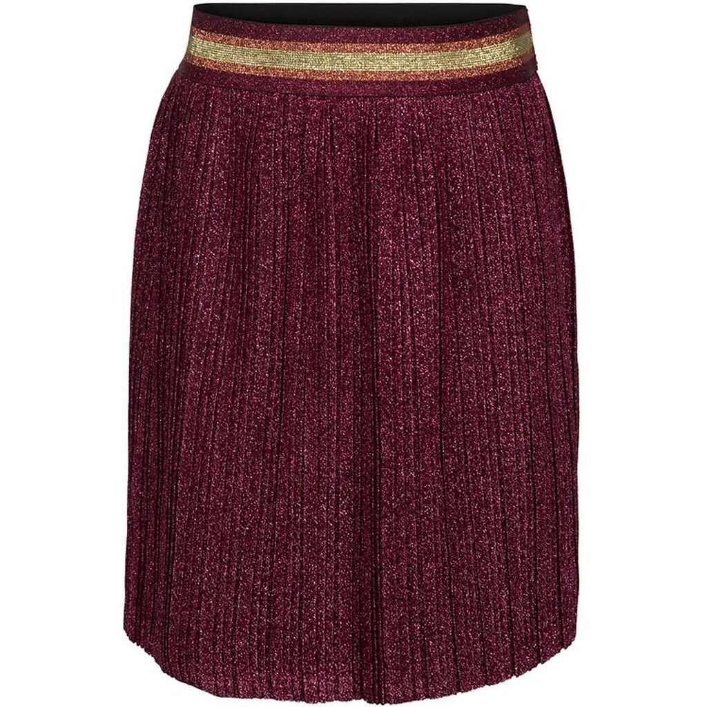 Petit by Sofie Schnoor Nederdel - Fiippa - Bordeaux m. Glimmer