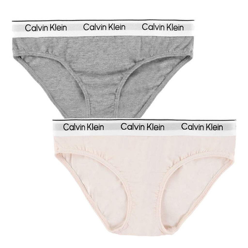 Calvin Klein Trusser - 2-pak - Silver eony/Gråmeleret