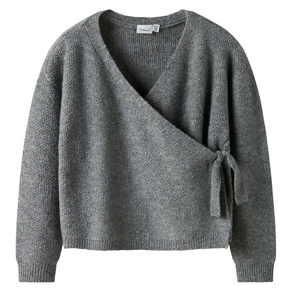 Name it Bluse - Strik - NkfSanie - Grey Melange