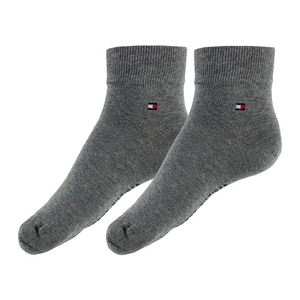 Tommy Hilfiger Strømper - 2-pak - Quarter - Gråmeleret