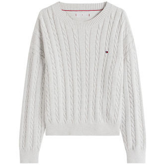 Tommy Hilfiger Bluse - Strik - Gråmeleret