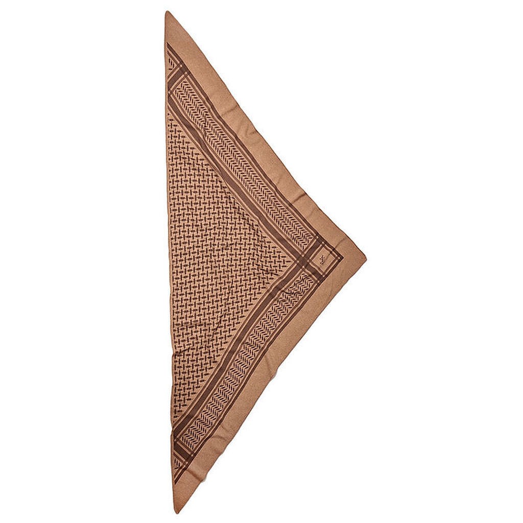 Lala Berlin Tørklæde - Triangle Trinity Classic M - Beige