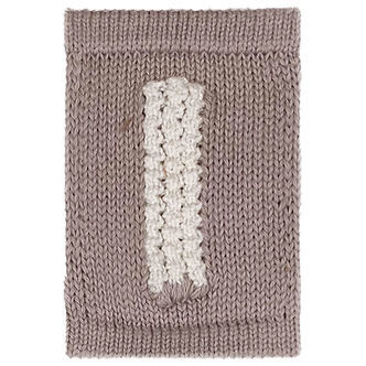 Smallstuff Strikket Bogstav - I - Natur Alfabet