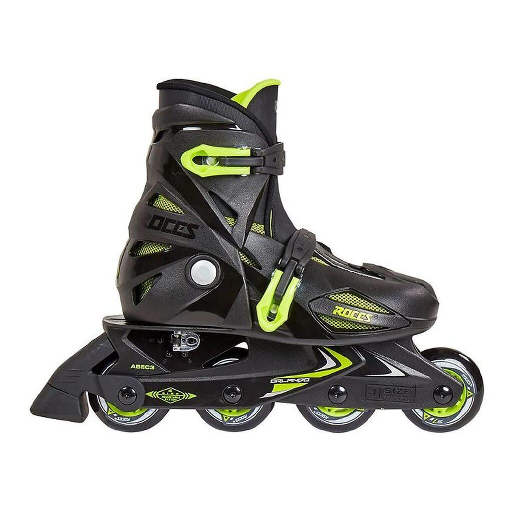 Roces Rulleskøjter - Orlando III - Sort/Lime - Inliner