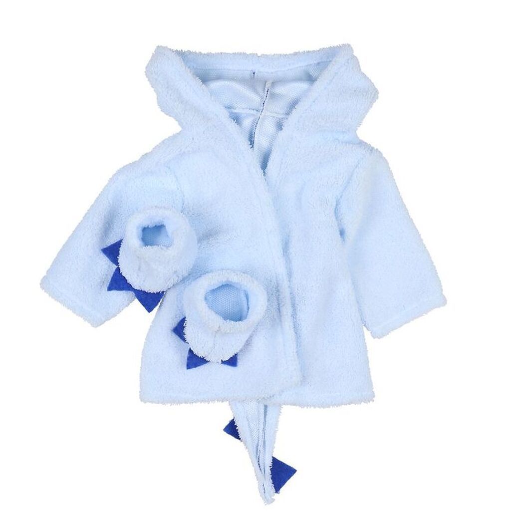 Asi Dukketilbehør - Badekåbe - 46 cm - Blå