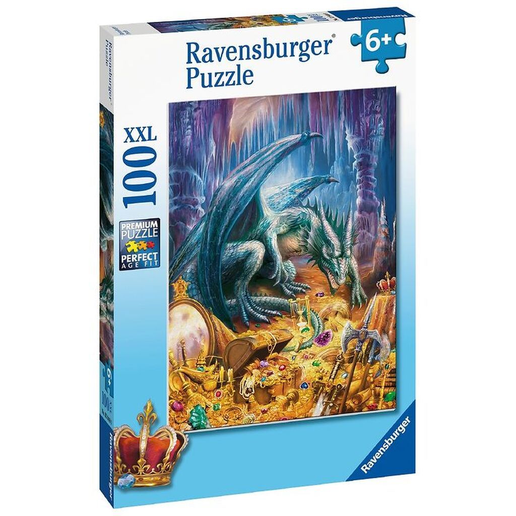 Ravensburger Puslespil - 100 Brikker - DragonÂ´s Treasure