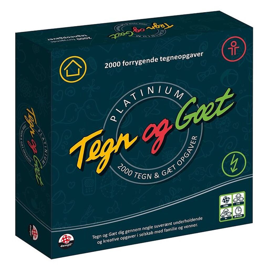 Danspil Selskabsspil - Tegn & Gæt