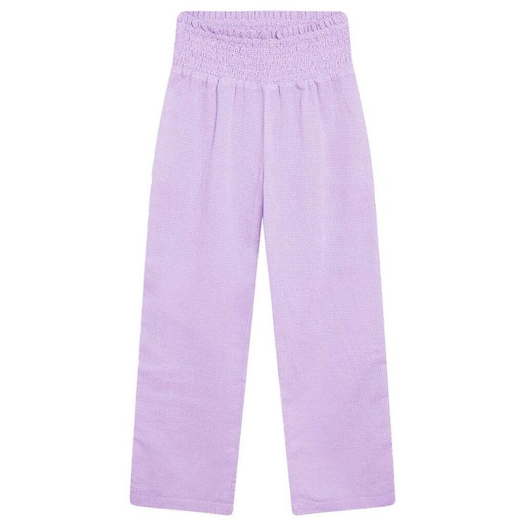 Grunt Bukser - Lissi - Lilla/Hvid