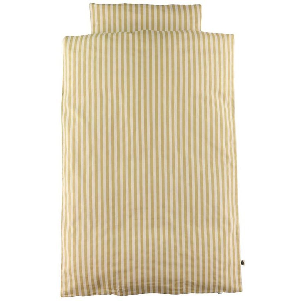 Pine Cone Sengetøj - Baby - Mustard Stripe