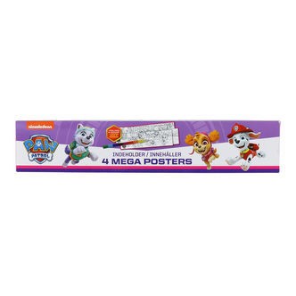 Alvilda Plakater - Paw Patrol Skye Boks m. 4 Plakater