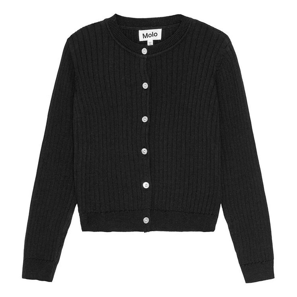 Molo Cardigan - Gloria - Rib - Sort