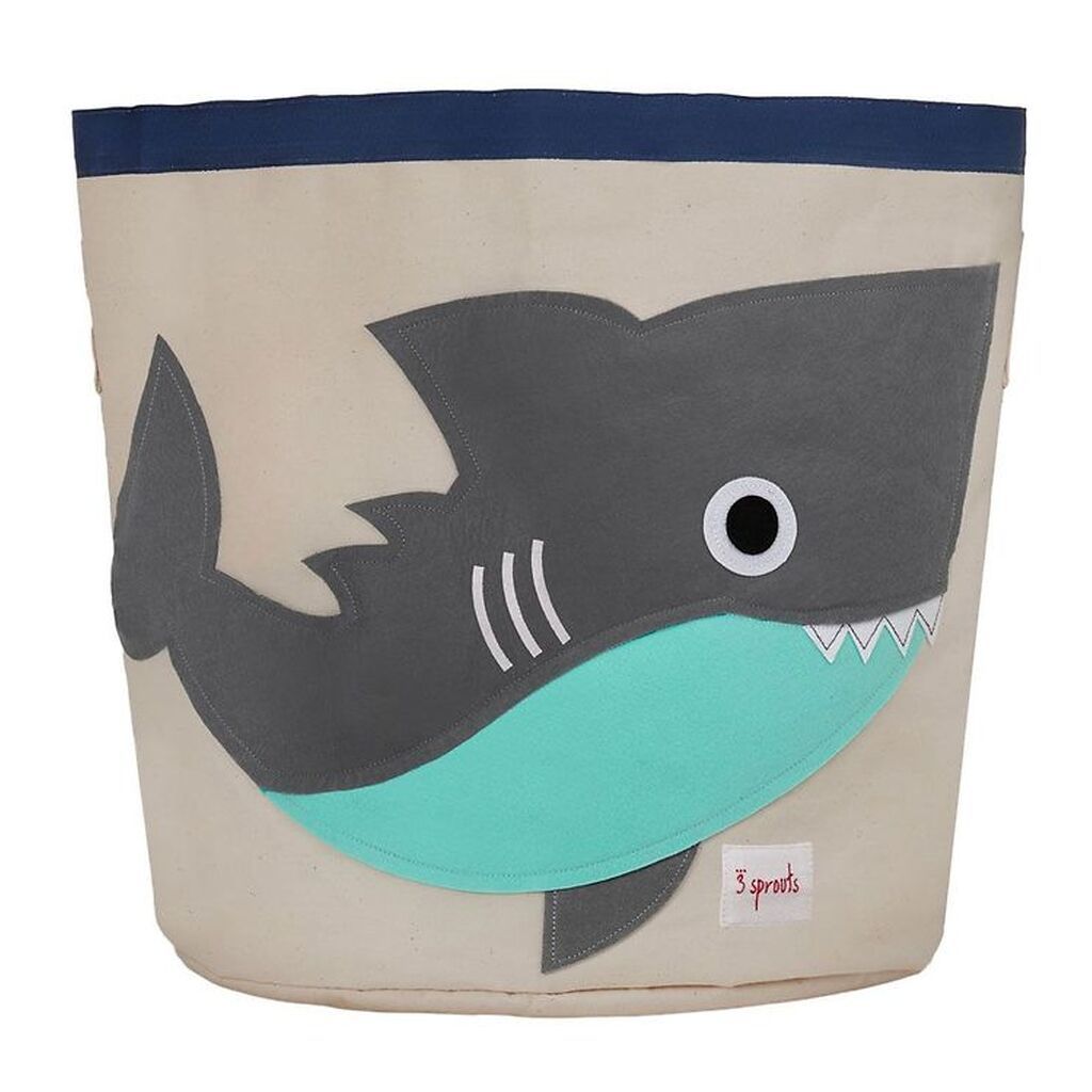 3 Sprouts Opbevaringskurv - 44,5x43 - Haj