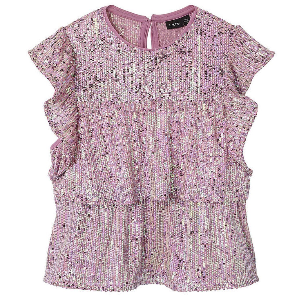 LMTD Top - NlfRink - Lilac Snow m. Pailletter