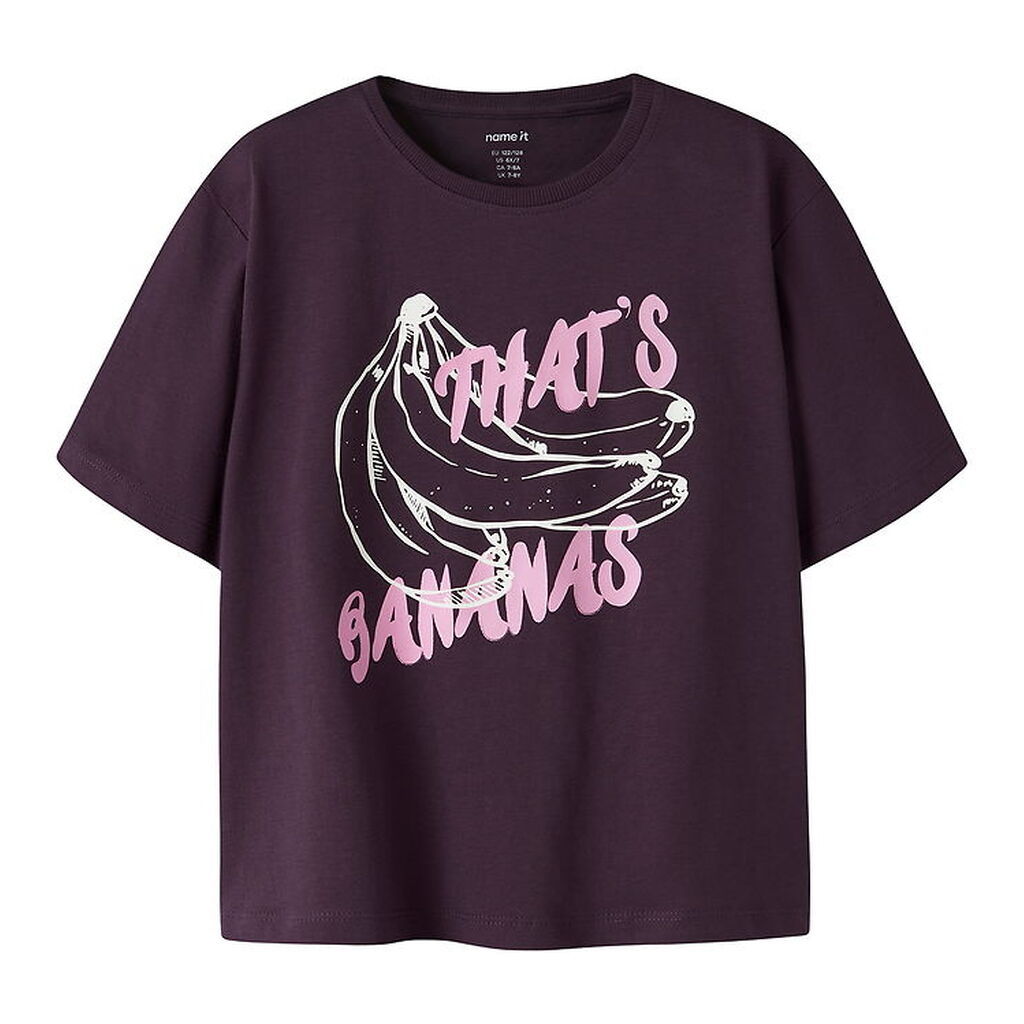 Name It T-shirt - NkfBenna - Blackberrt Wine