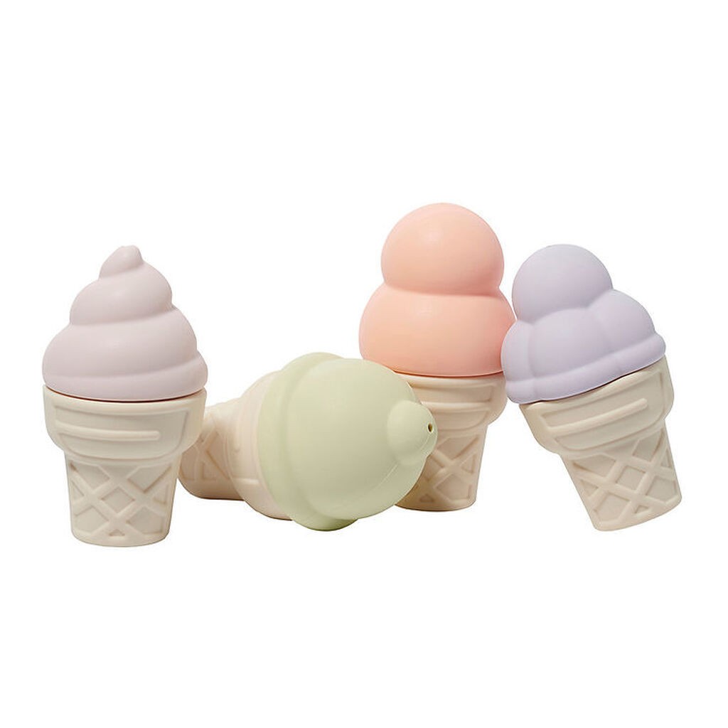 SunnyLife Badelegetøj - Silikone - 4 stk. - Ice Cream Splash - A
