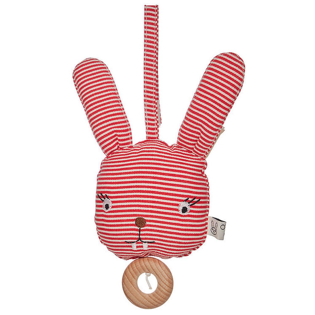 OYOY Musikuro - Rosy Rabbit - Cherry Red