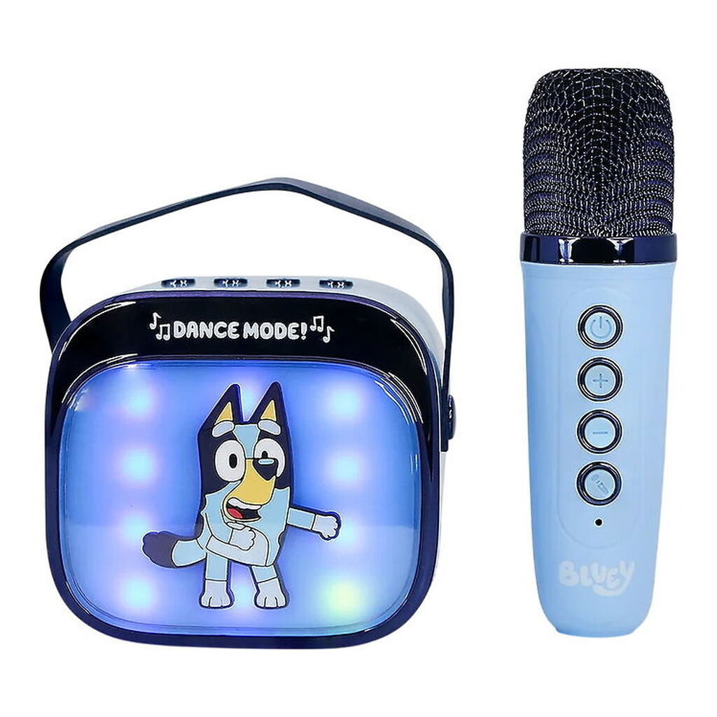 Bluey Højtaler m. Mikrofon - Trådløs - Karaoke