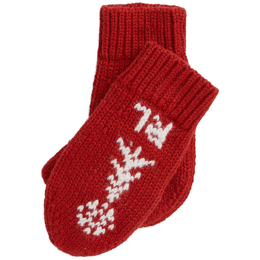 Polo Ralph Lauren Luffer - Reindeer - Strik - Rød m. Hvid