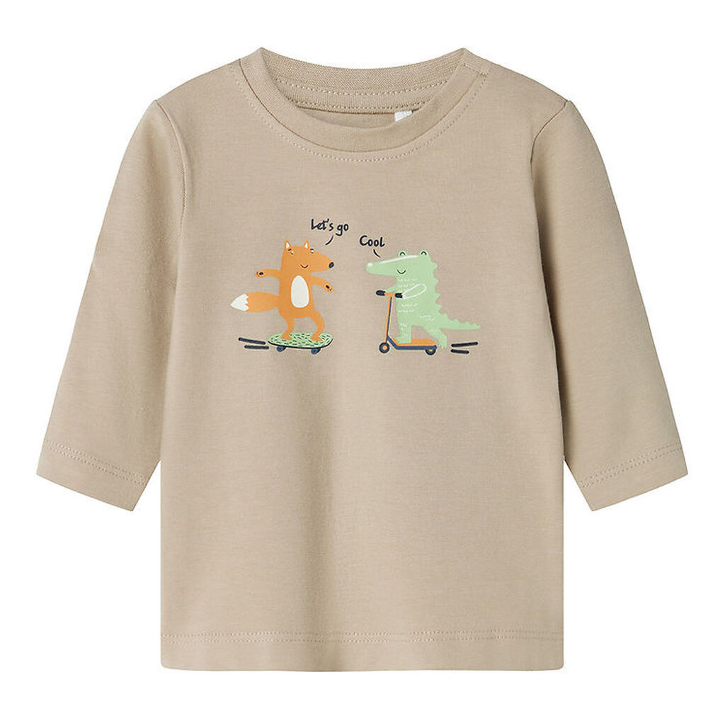 Name It Bluse - NbmVacion - Pure Cashmere/Fox and Crocodille