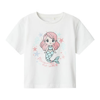 Name It T-shirt - NmfFrejane - Lucent White