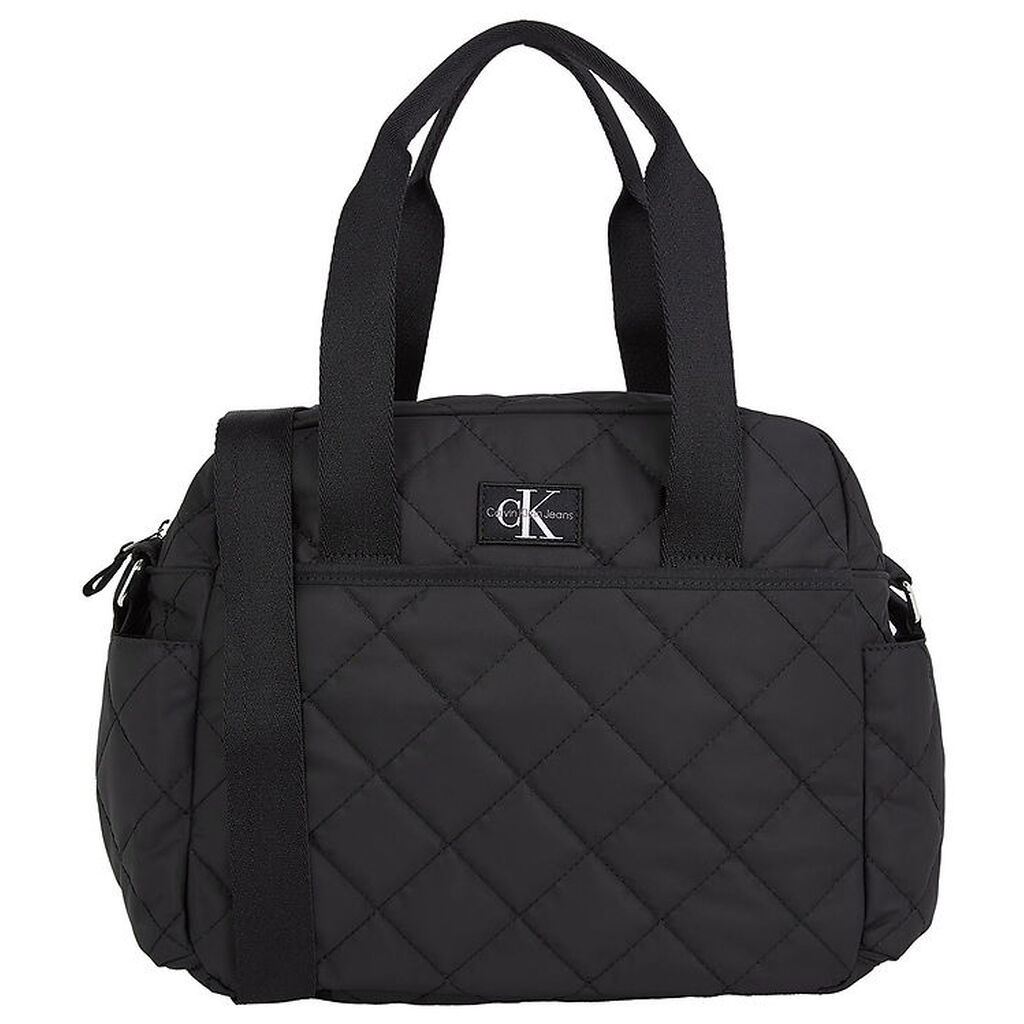 Calvin Klein Pusletaske - Quiltet - Ck Black