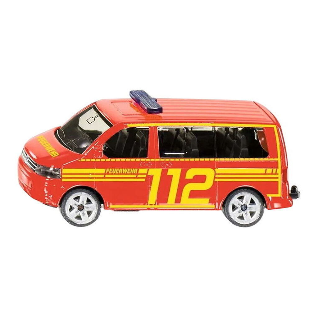 Siku Brandkommandobil - VW T5 Fire Command Car - Neonorange