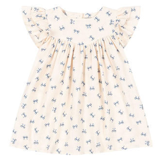 Konges Sløjd Kjole - Musselin - Coco - Bow Blue