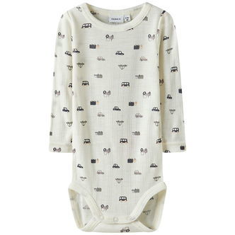 Name It Body l/æ - Uld - Rib - Noos - NbmWang - Snow White/Small