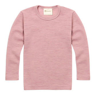 Engel Bluse - Uld - Rosewood Melange