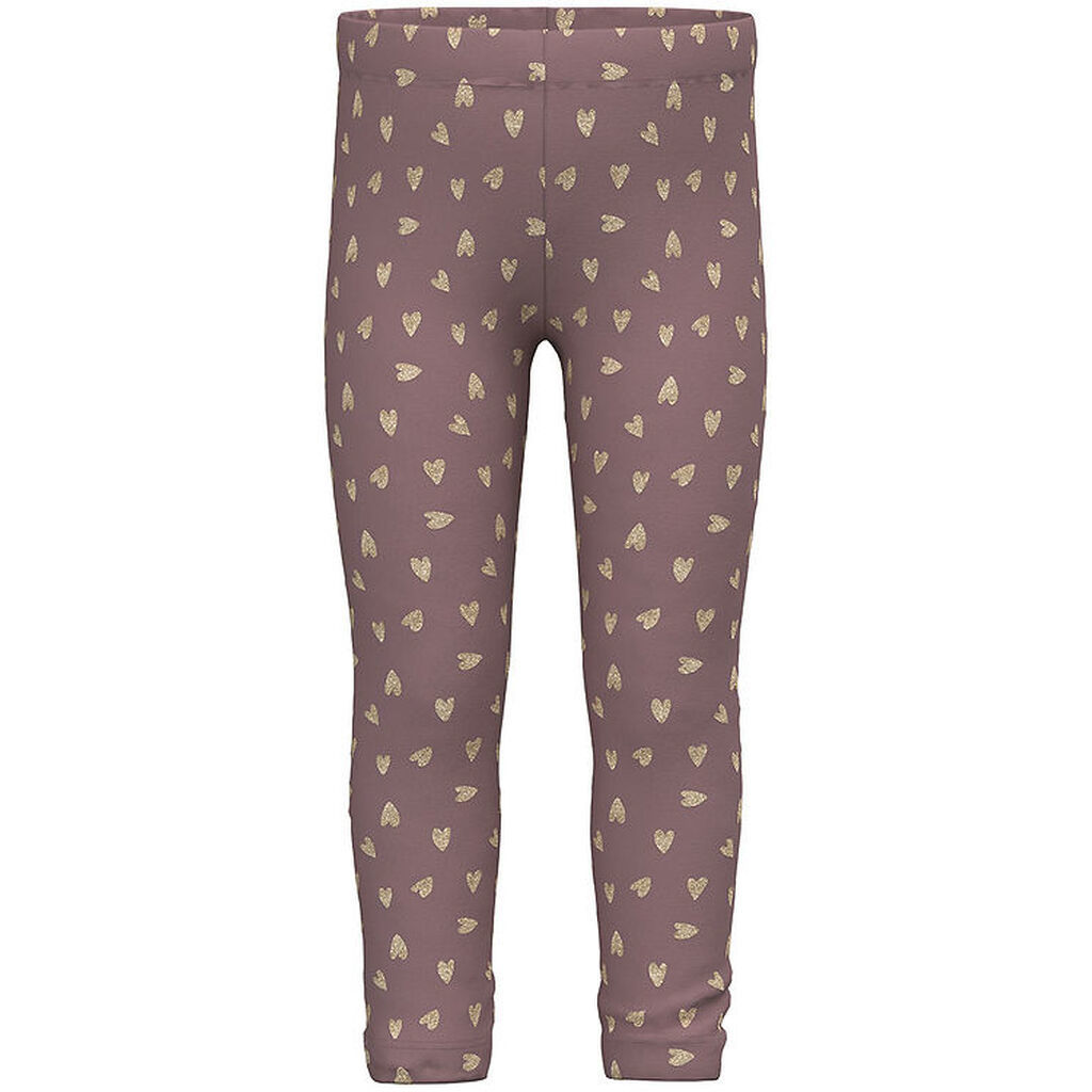 Name It Leggings - NmfTavina - Grape Shake/Glitter