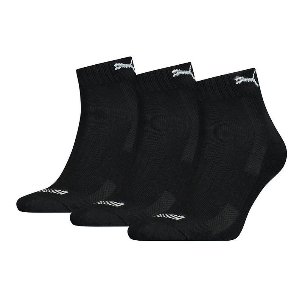 Puma Ankelstrømper - Quarter - 3-pak - Sort